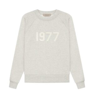 Essentials Crewneck 1977 Gray Sweatshirt