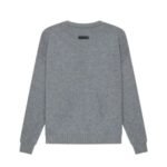 Essentials Overlapped Gray Sweatshirt