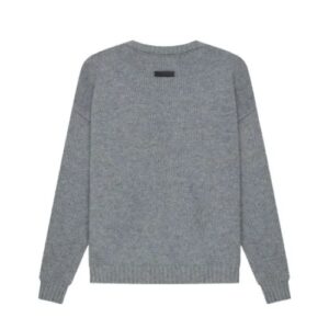 Essentials Overlapped Gray Sweatshirt