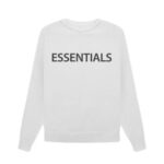 Essentials Overlapped Sweater White shirt