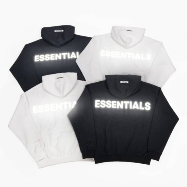 Essentials Fear Of God Reflective Letter Hoodie