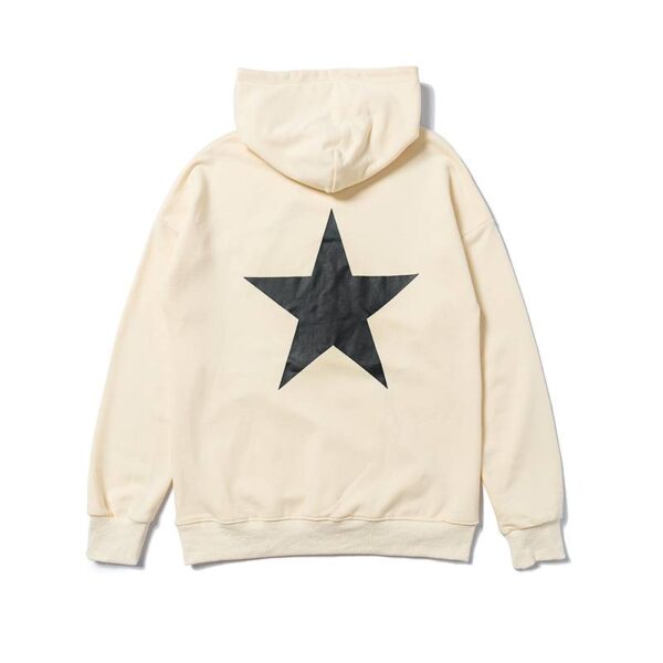 Essentials Fear Of God Star Hoodie – Black