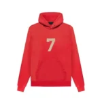 Fear of God 7 Essentials Hoodie – Red