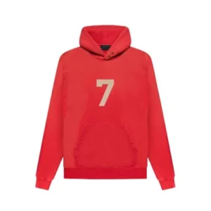 Fear of God 7 Essentials Hoodie – Red