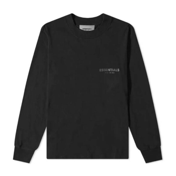 Fear of God Essentials Core Crew Black Sweatshirt