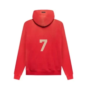 Fear of God 7 Essentials Hoodie – Red