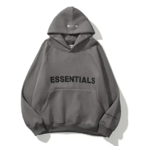 Dark Grey Essentials Hoodie