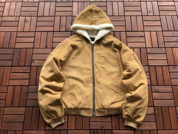 Essential Fog Brown Zipup Hoodie
